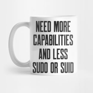 Cybersecurity Need More Capabilities and Less Sudo or SUID Mug